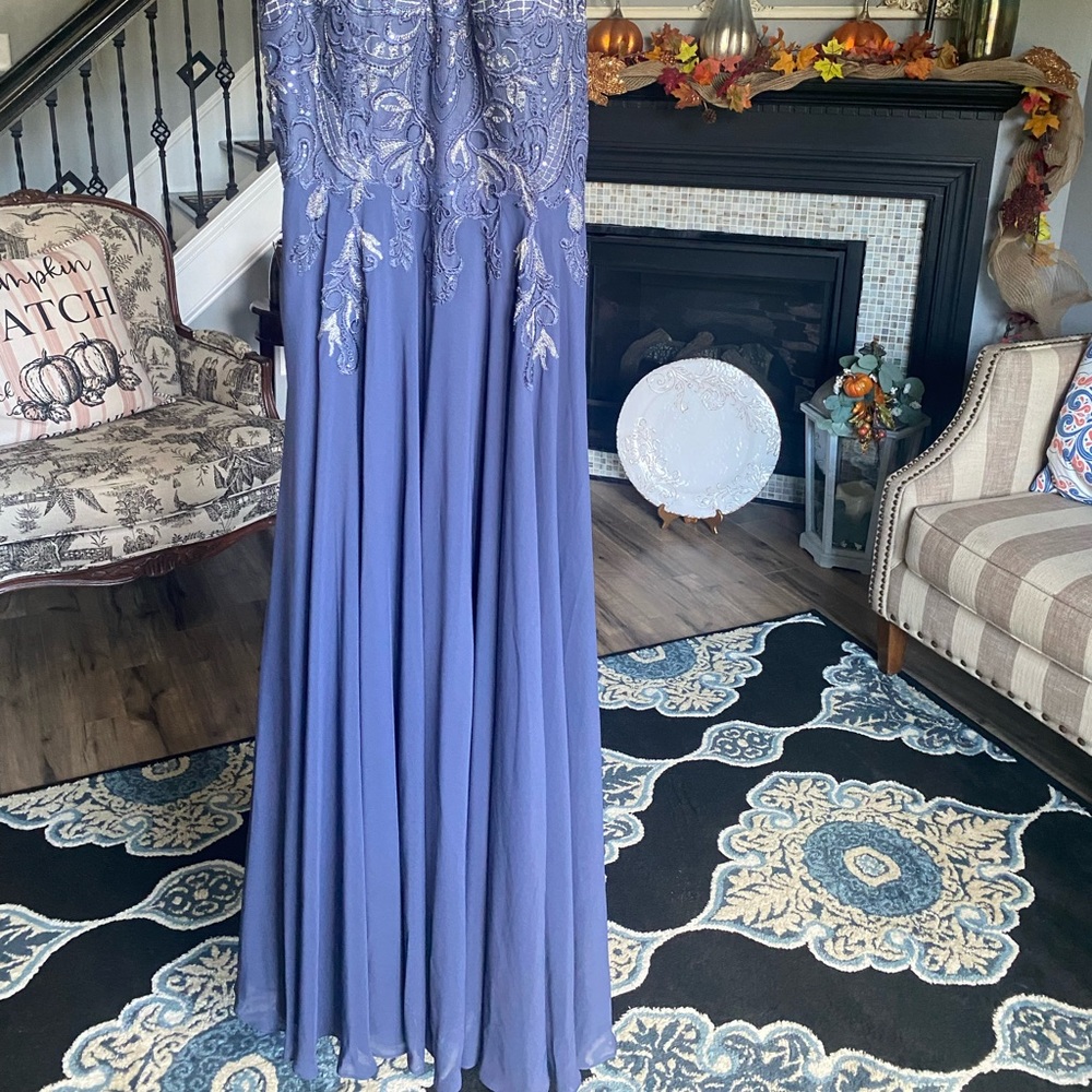 JJ House Halter Neck Long Formal Dress